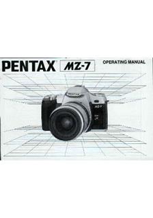 Pentax MZ 7 manual. Camera Instructions.